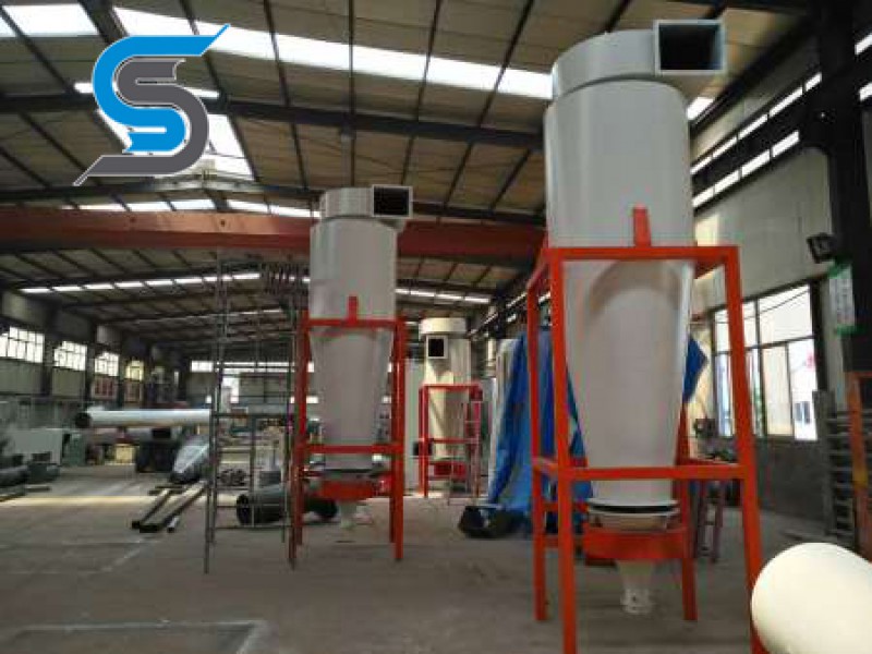Large cyclone recycling system