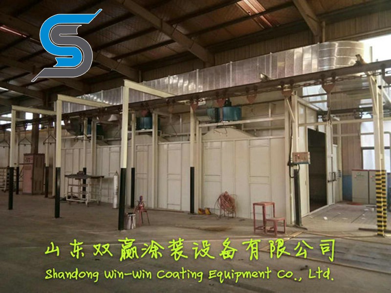Water curtain spray paint room
